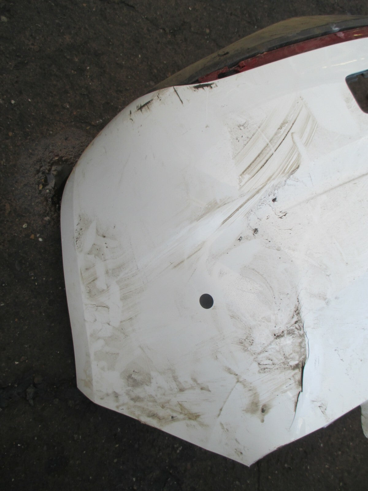 VAUXHALL ASTRA K MK7 2020 REAR BACK PLASTIC BUMPER WHITE Z40R DAMAGED SPARES