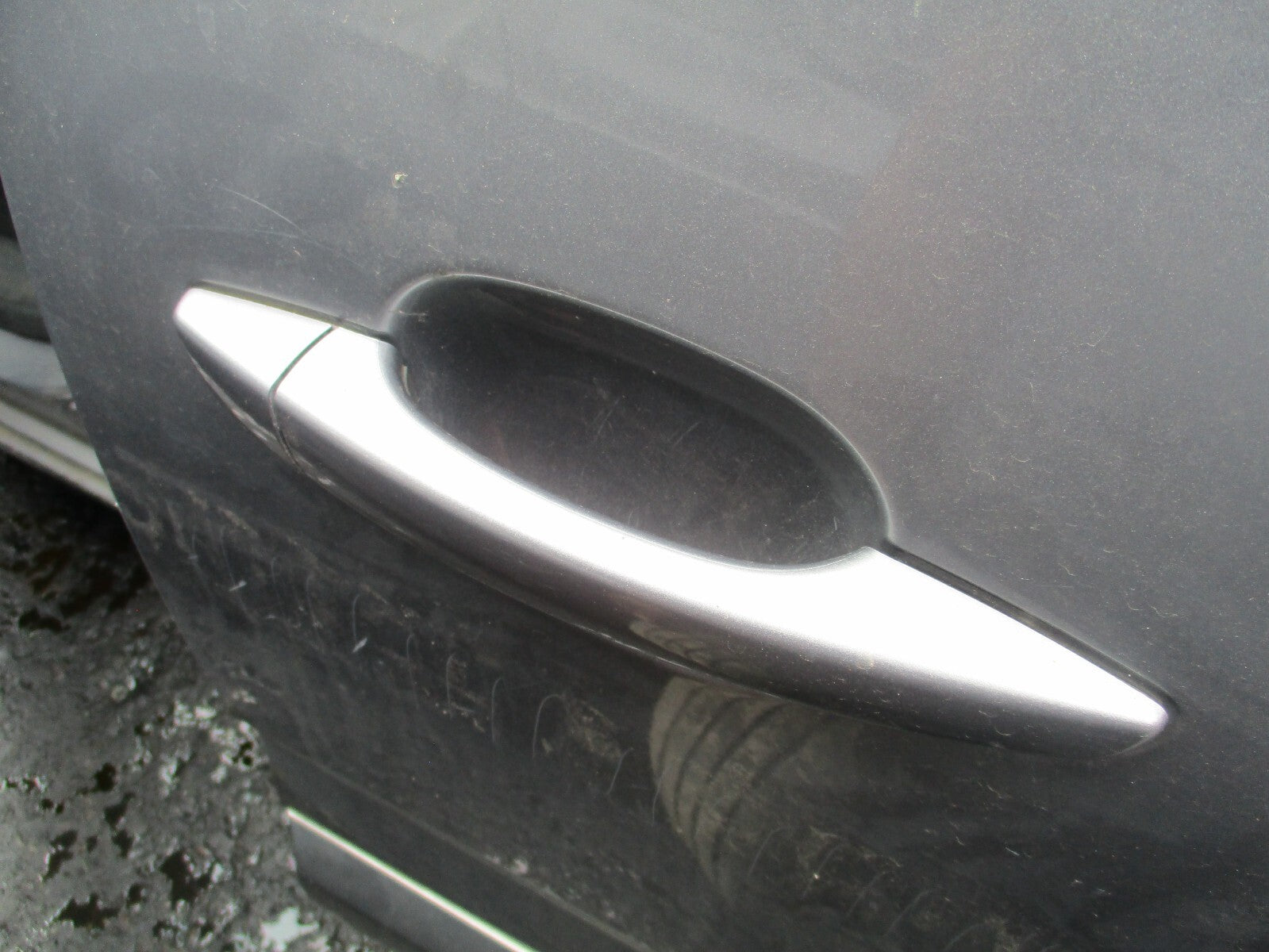 2019 VAUXHALL COMBO E MK4 NS PASSENGER SIDE SLIDING EXTERIOR DOORHANDLE GREY KCA
