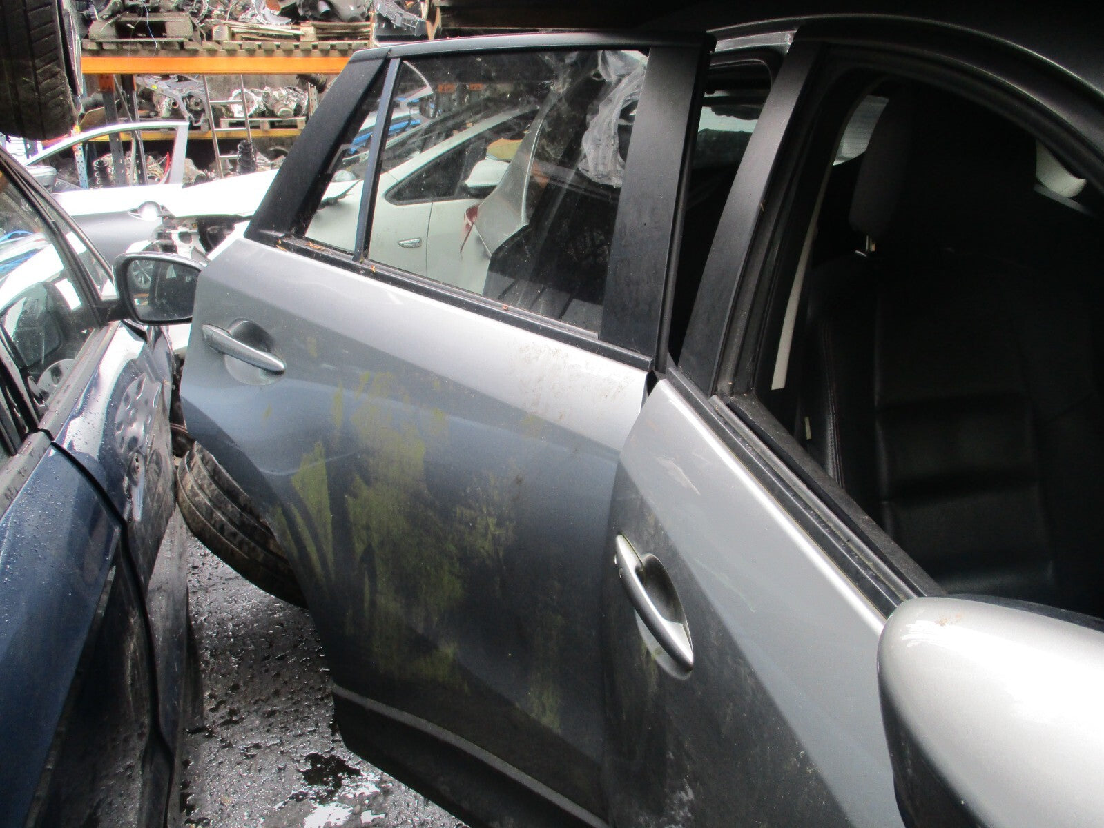 2013 MAZDA CX 5 MK1 OSR DRIVER SIDE REAR BARE DOOR LIQUID SILVER P38