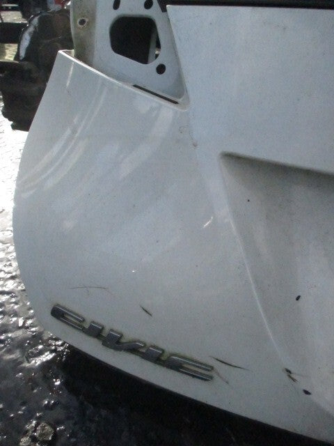 HONDA CIVIC MK9 2013 REAR BARE TAILGATE BOOTLID WHITE PEARL NH788P
