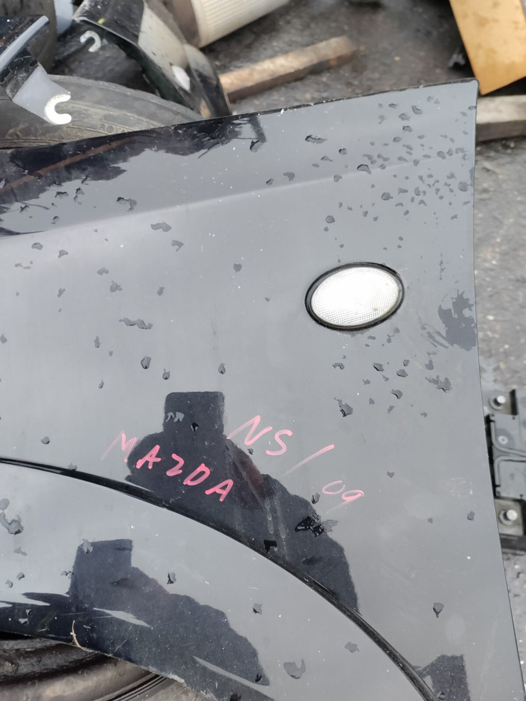 2009 VAUXHALL MERIVA A NSF PASSENGER SIDE FRONT WING PANEL BLACK