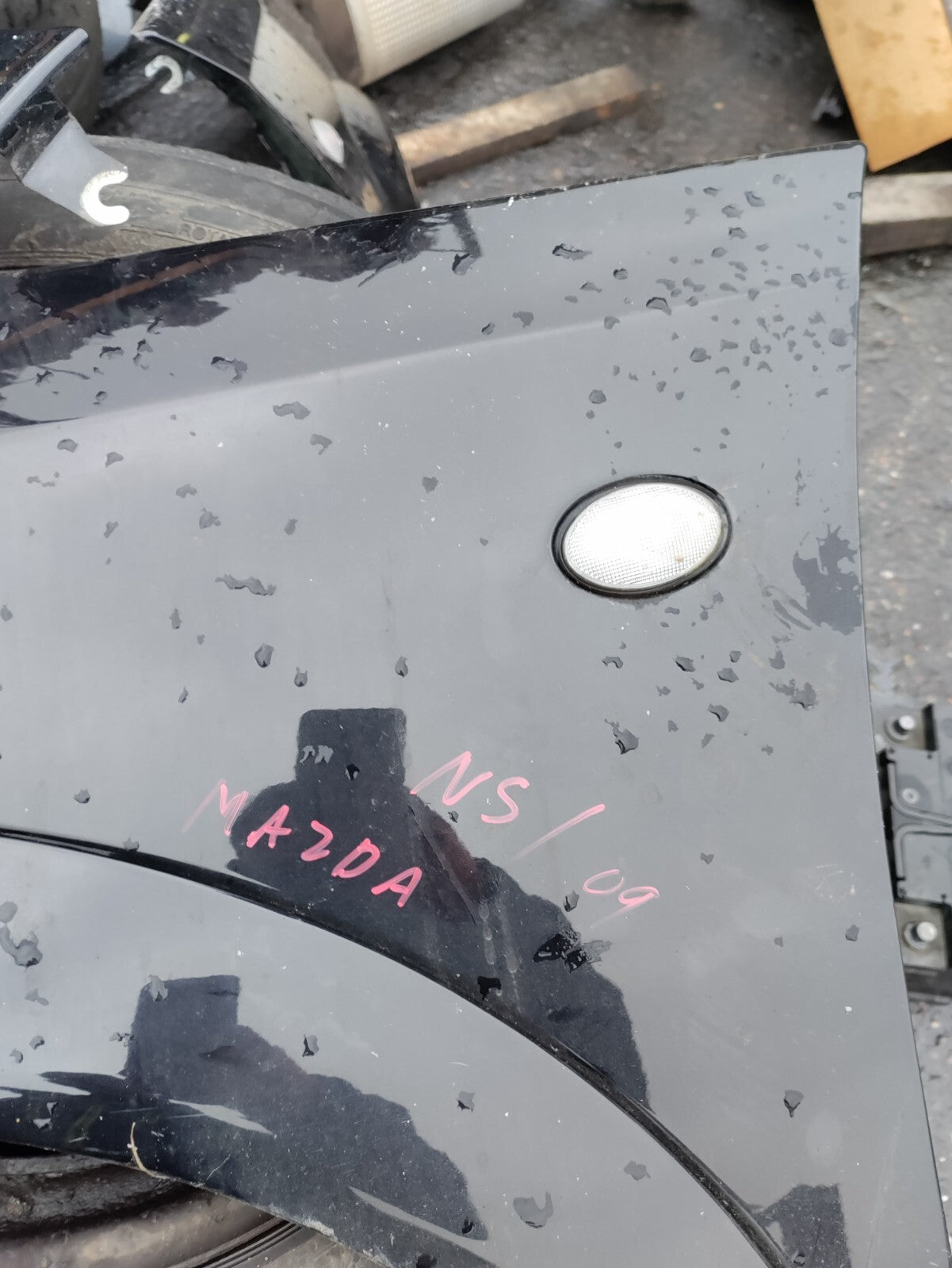 2009 VAUXHALL MERIVA A NSF PASSENGER SIDE FRONT WING PANEL BLACK