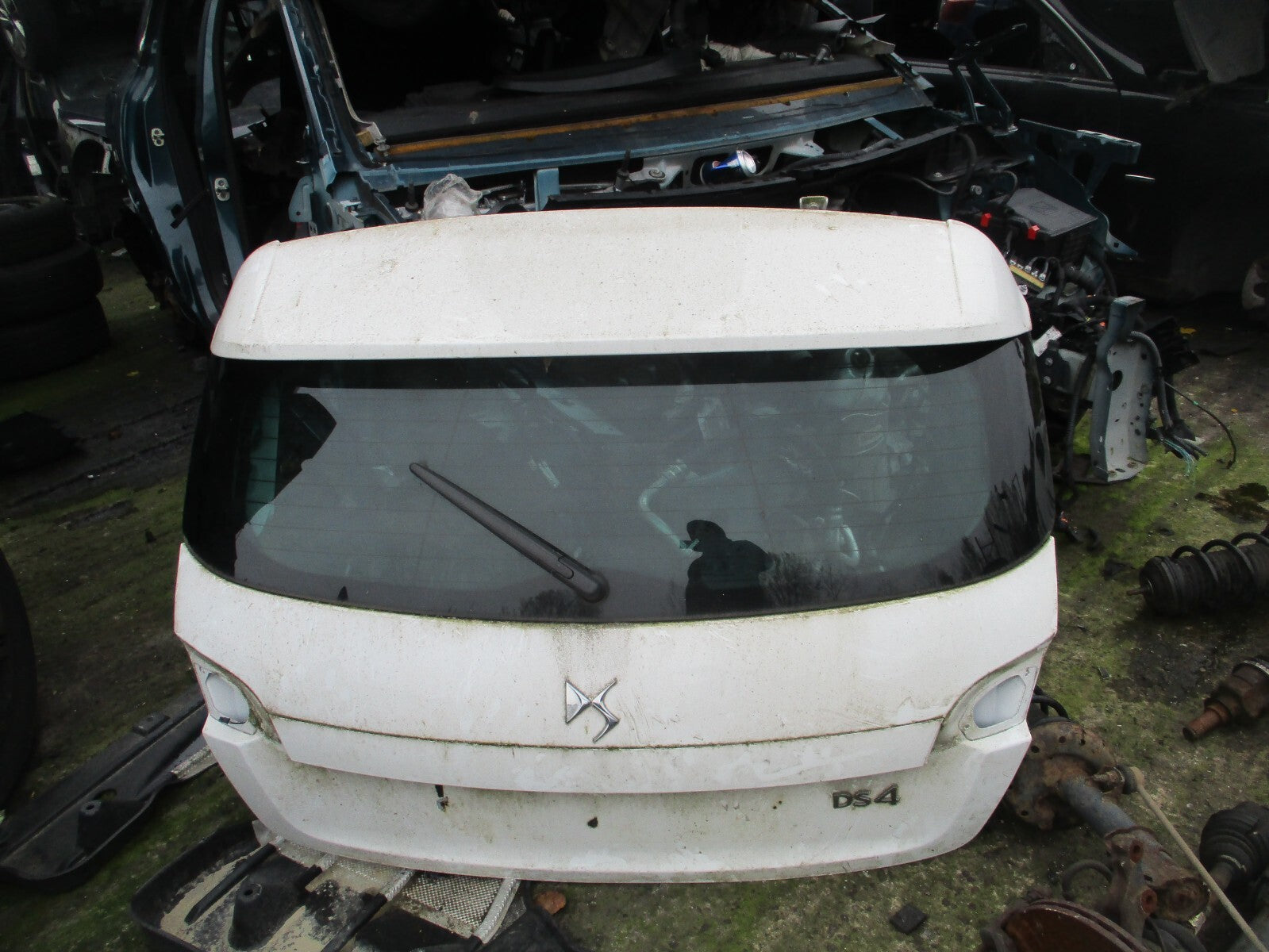 2016 CITROEN DS4 REAR COMPLETE TAILGATE BOOTLID WHITE
