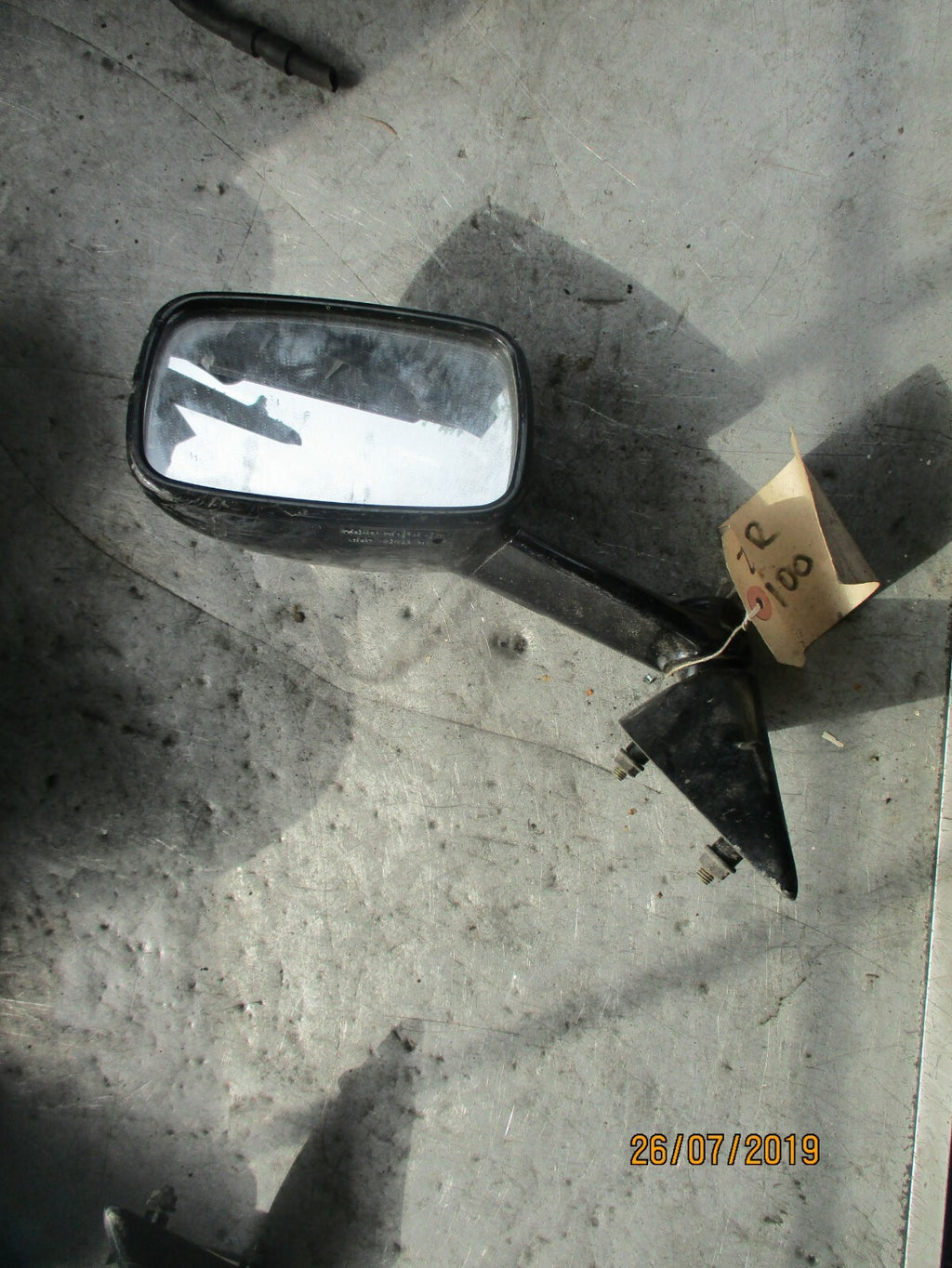 KAWASAKI ZZR 1100 NS PASSENGER SIDE ELECTRIC DOOR WING MIRROR BLACK 029462