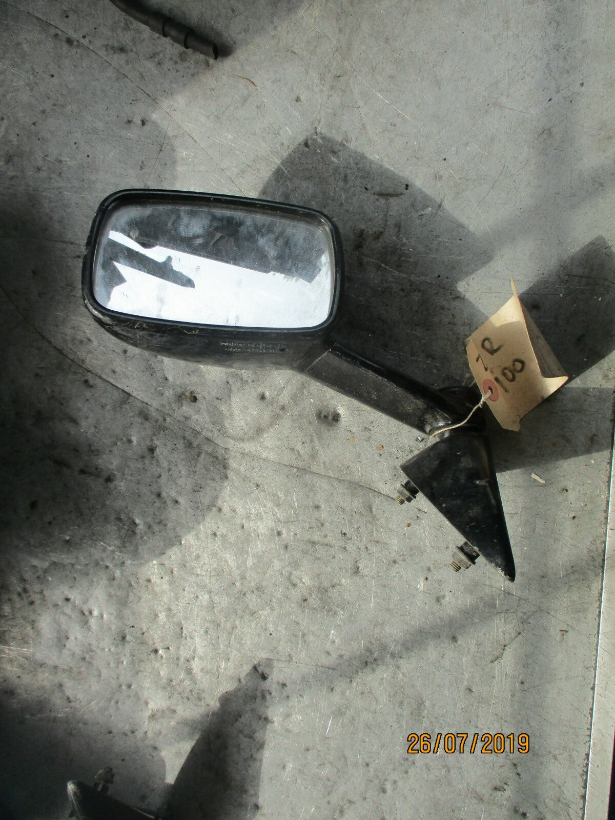 KAWASAKI ZZR 1100 NS PASSENGER SIDE ELECTRIC DOOR WING MIRROR BLACK 029462