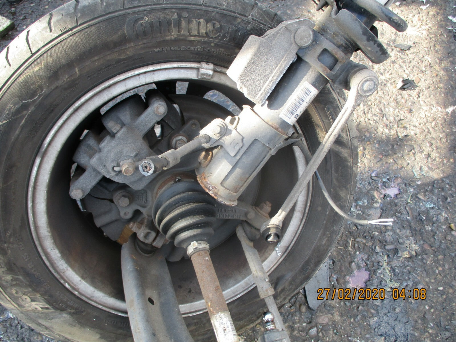 FORD B MAX 1.6 PETROL 2017 COMPLETE FRONT SUB FRAME AXLE DISC HUB SHOCK SPRING