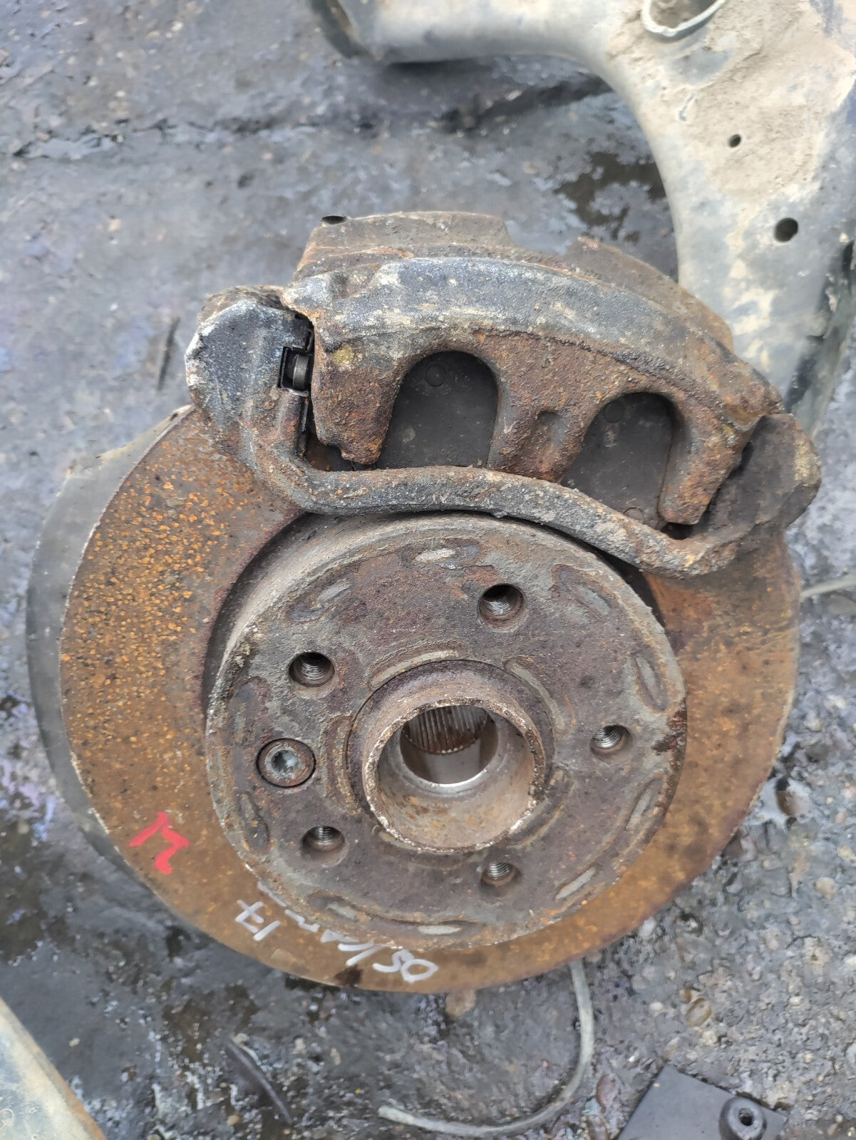 2021 VW VOLKSWAGEN CRAFTER MK2 2.0 DIESEL OS DRIVER SIDE WHEEL HUB WISHBONE