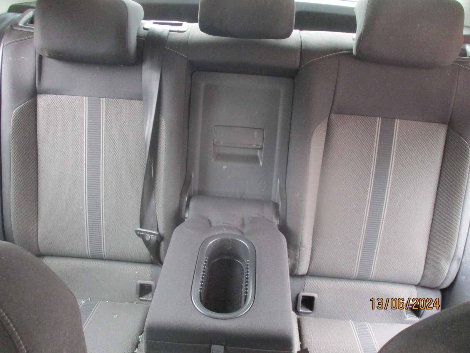 2020 VW VOLKSWAGEN T ROC REAR COMPLETE BASE & BENCH SEATS FABRIC