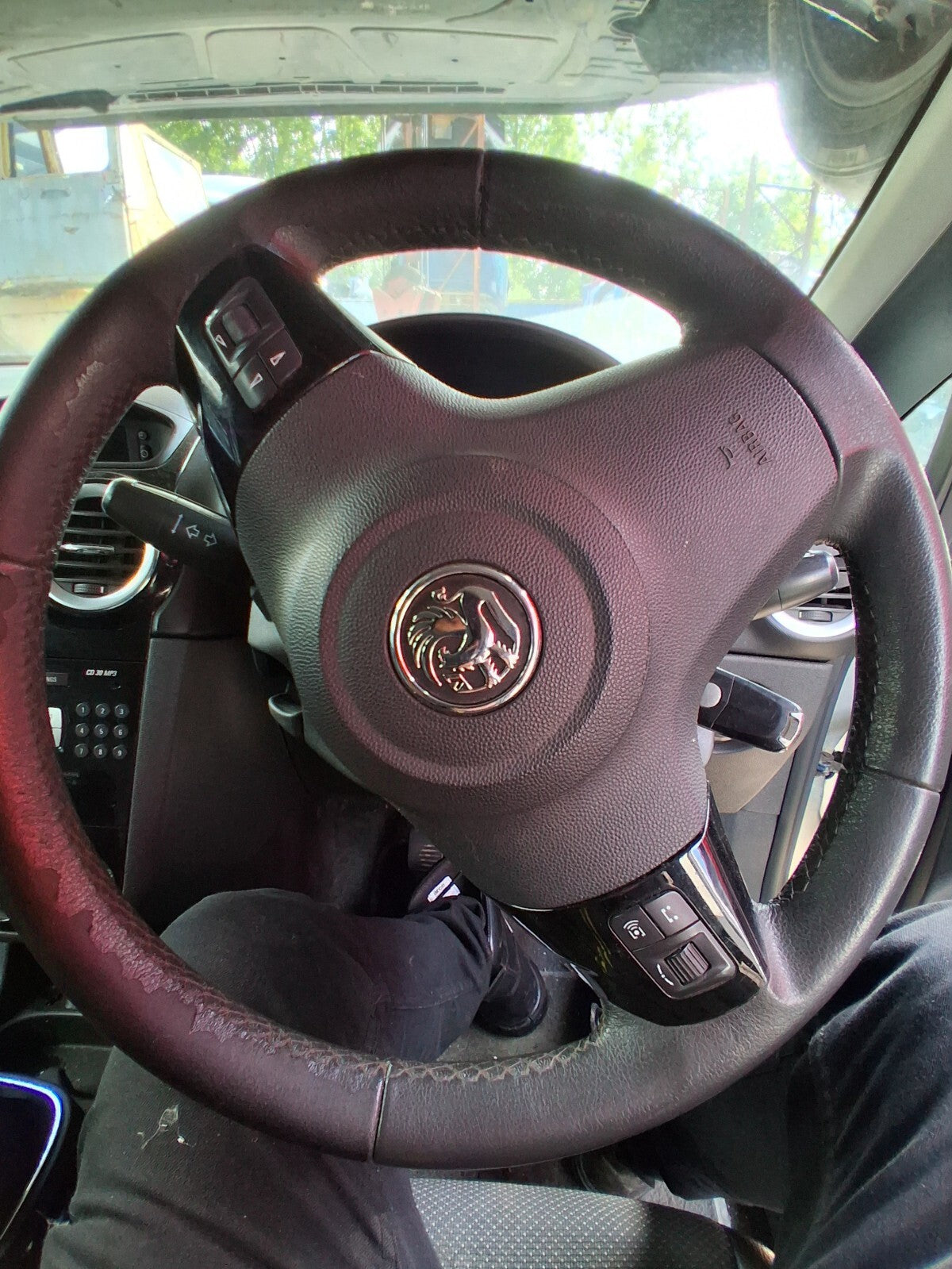 2009 VAUXHALL CORSA D MULTIFUNCTIONAL STEERING WHEEL WITHOUT AIRBAG