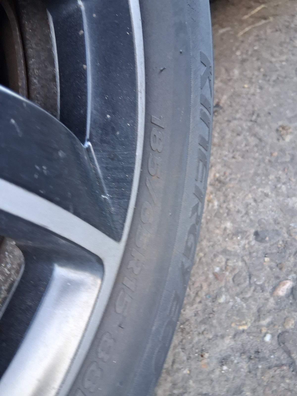 2014 PEUGEOT 208 15 INCH STEEL WHEEL WITH TYRE 185/65R15