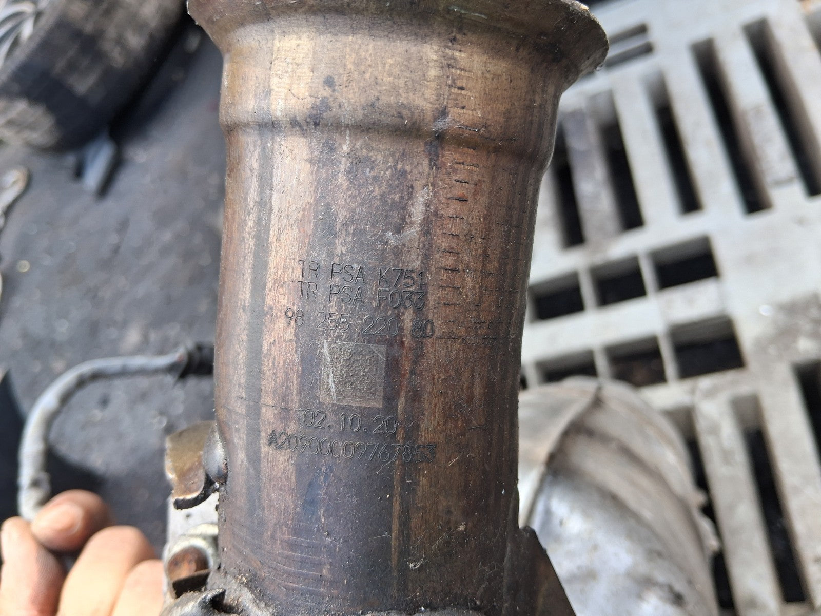 2021 VAUXHALL CORSA F 1.2 PETROL CATALYTIC CONVERTER 9825522080