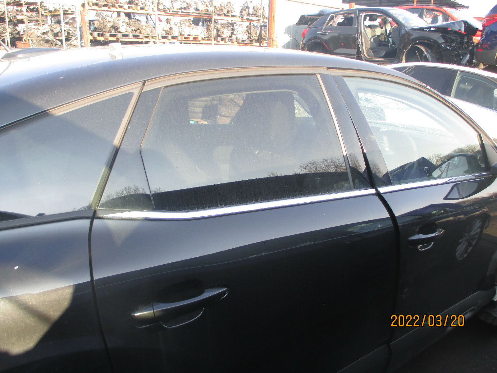 CITROEN C4 MK3 2021 OSR DRIVER SIDE REAR DOOR WINDOW GLASS