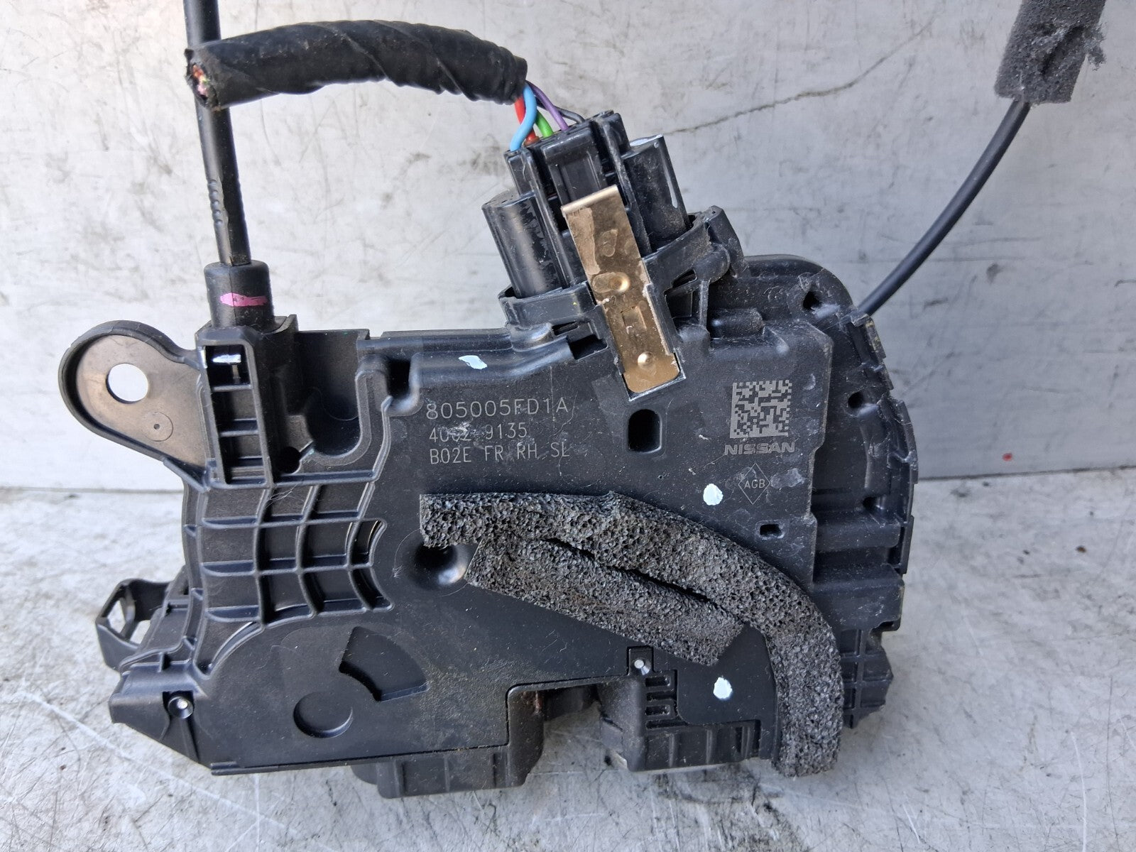 2019 NISSAN MICRA K14 OSF DRIVER SIDE FRONT DOOR LOCK MECHANISM M805005FD1A