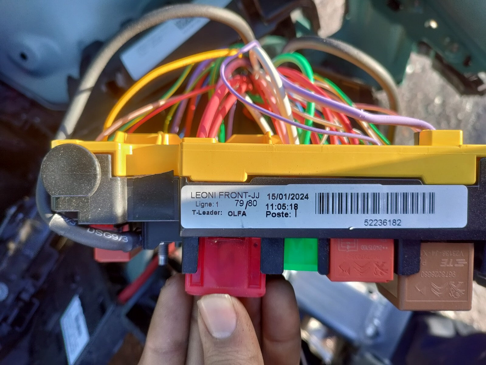 2024 JEEP AVENGER 1.2 PETROL UNDER BONNET FUSE BOX