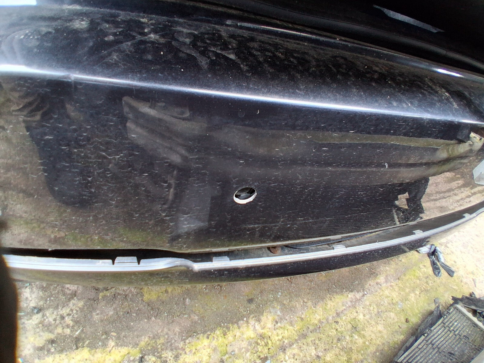 2012 BMW 5 SERIES F10 COMPLETE REAR BUMPER WITH PDC SENSORS SOPHISTO GREY II B90