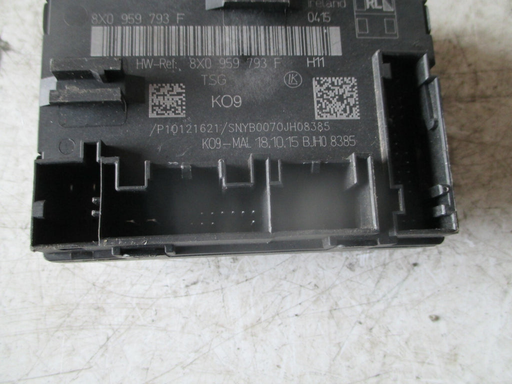 AUDI A1 2015 8X OSF FRONT DRIVER SIDE DOOR CONTROL MODULE 8X0959793