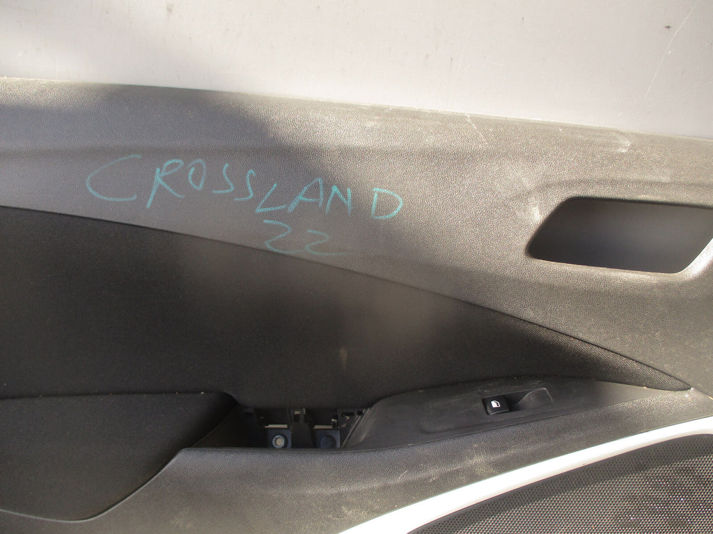 2022 VAUXHALL CROSSLAND NSF PASSENGER FRONT LEFT SIDE DOOR PANEL CARD 475853623