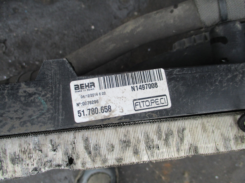 2009 PEUGEOT BIPPER 1.3 DIESEL RADIATOR RADPACK 51780658 RP 35 A