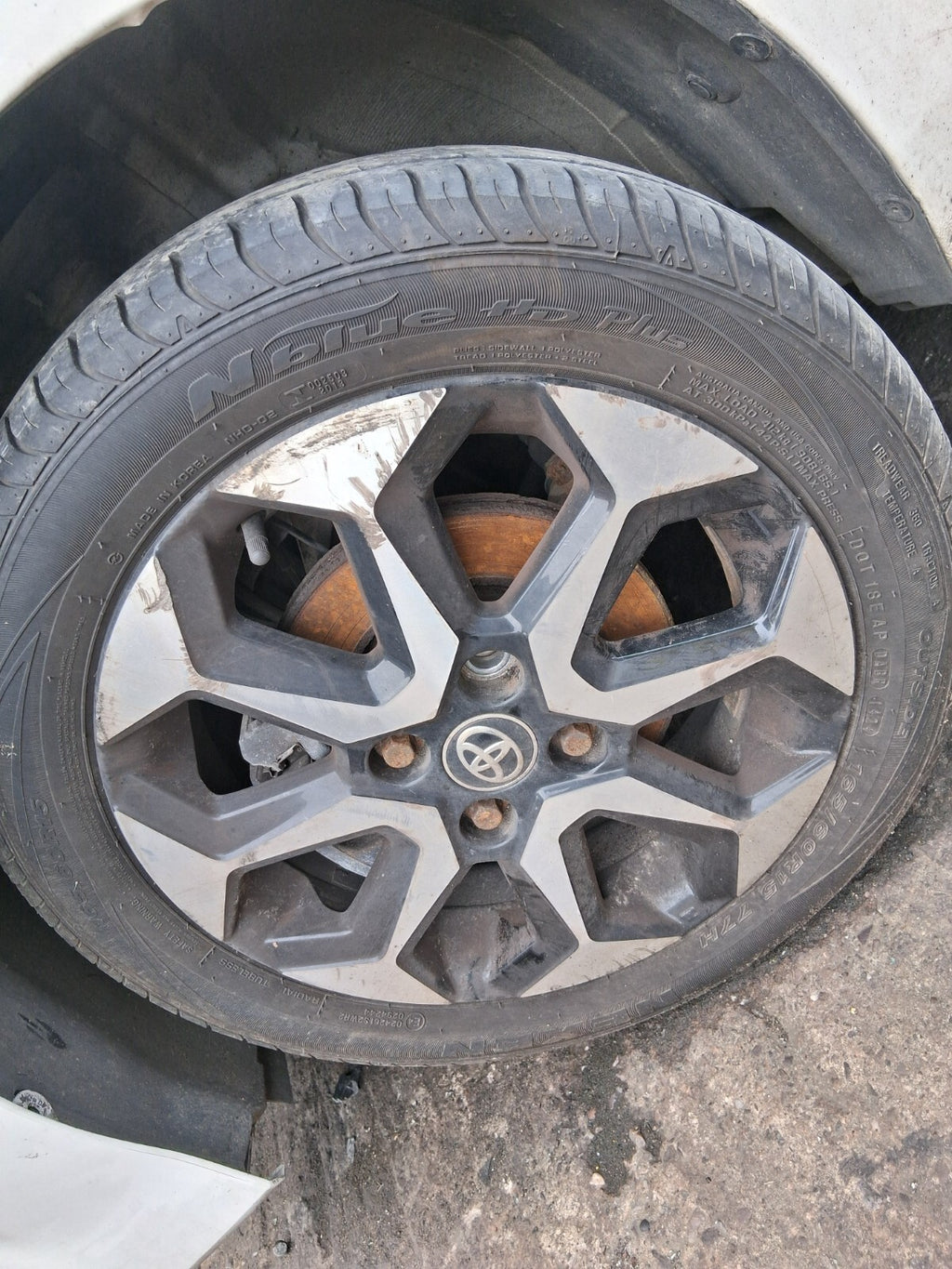 2020 TOYOTA AYGO MK2 15 INCH 4 x ALLOY WHEEL SET WITH TYRE 165/60R15