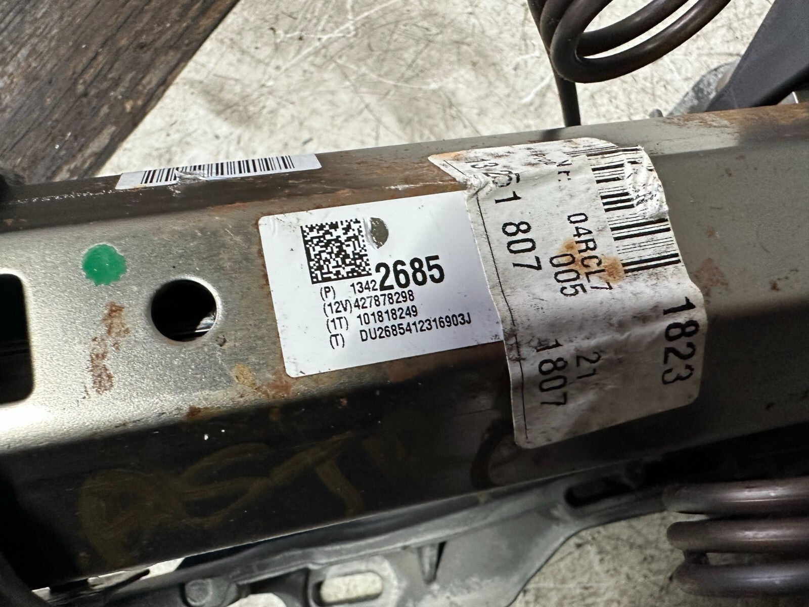 2015 VAUXHALL ASTRA J STEERING COLUMN BARREL COMPLETE 13422685