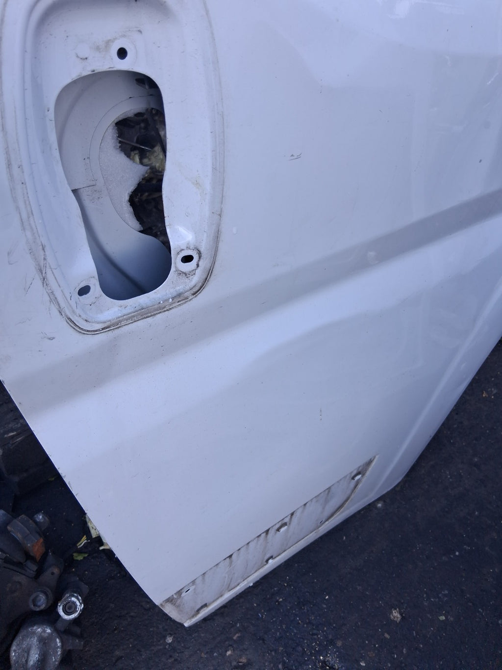 2023 VAUXHALL MOVANO C MK3 OSF DRIVER SIDE FRONT RIGHT BARE DOOR WHITE