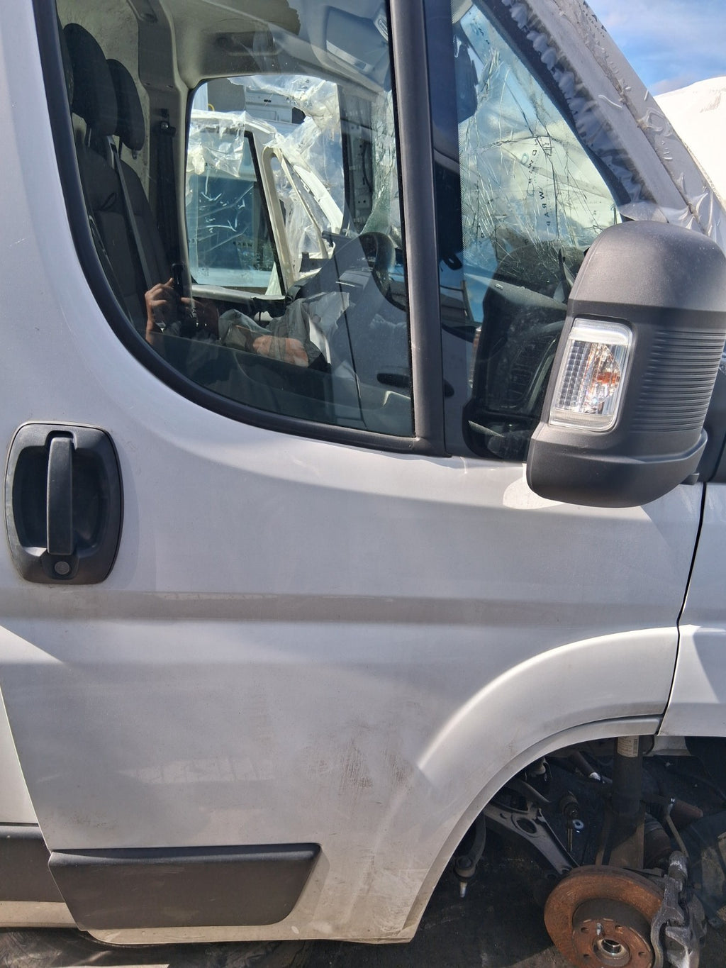 2024 PEUGEOT BOXER MK3 L3H2 OSF DRIVER SIDE FRONT BARE DOOR WHITE