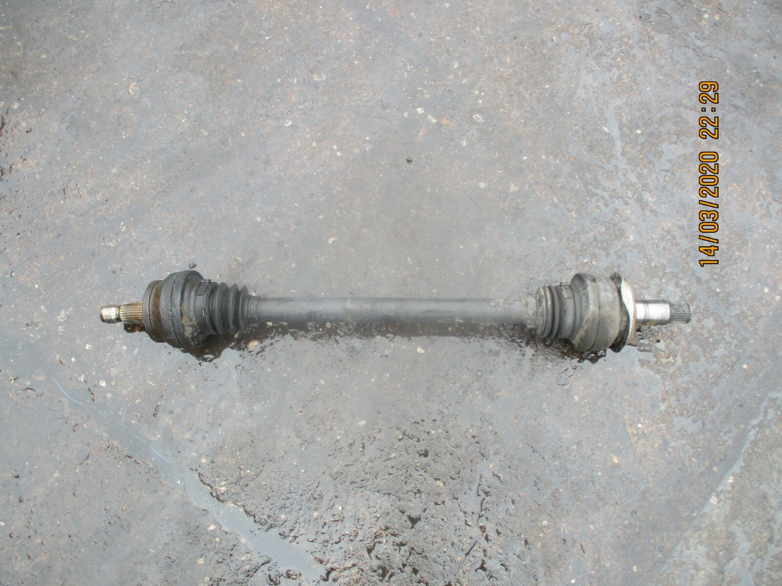 MERCEDES C CLASS W204 C220 2012 OSR DRIVER SIDE REAR DRIVESHAFT