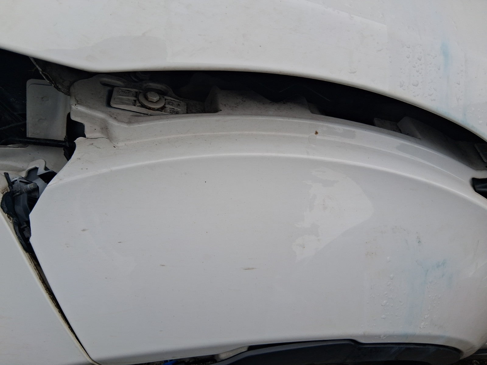 2015 RANGE ROVER EVOQUE L538 NSF PASSENGER SIDE FRONT LEFT WING PANEL WHITE