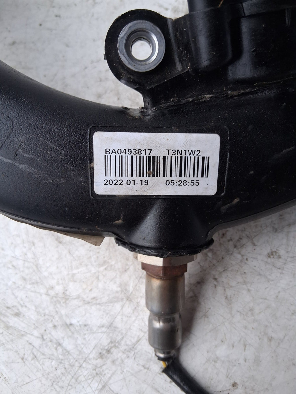 2019 ALFA ROMEO STELVIO 949 DIVERT AIR FLOW VALVE SENSOR & AIR PIPE 04893902AB