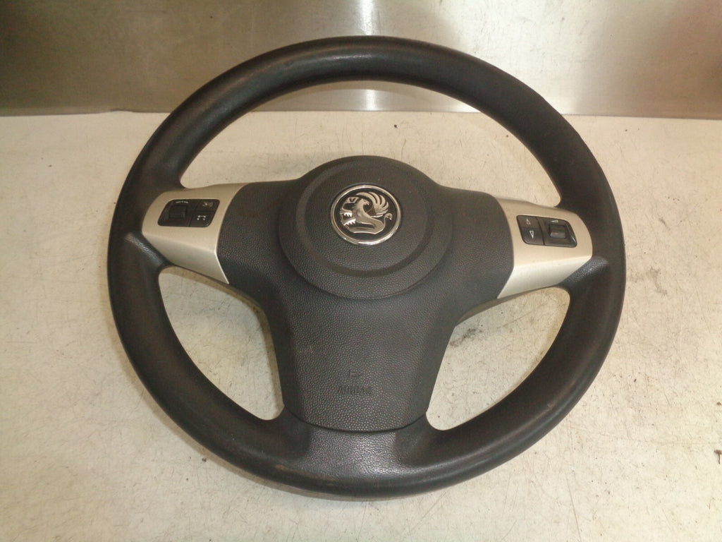 VAUXHALL CORSA D 2007 STEERING WHEEL WITH SAFETY BAG