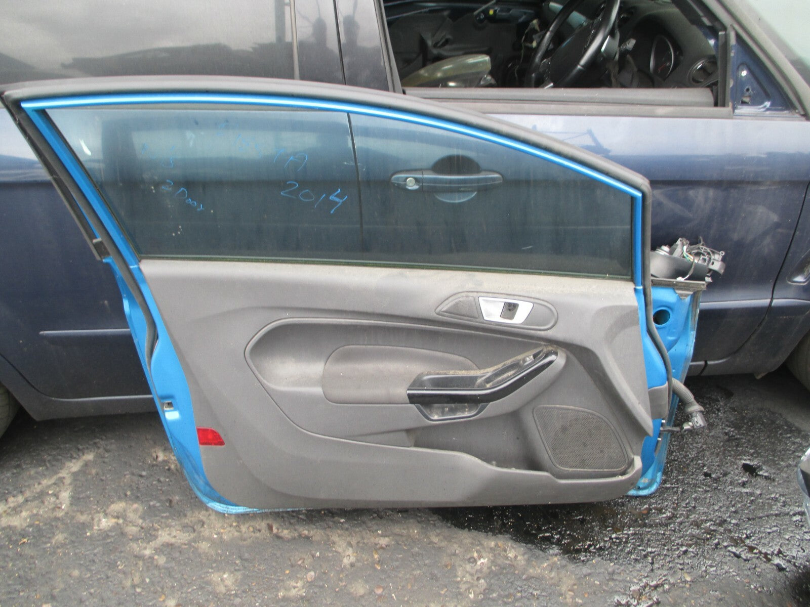 FORD FIESTA 2014 MK7 NSF FRONT PASSENGER SIDE BARE DOOR SHELL FRAME