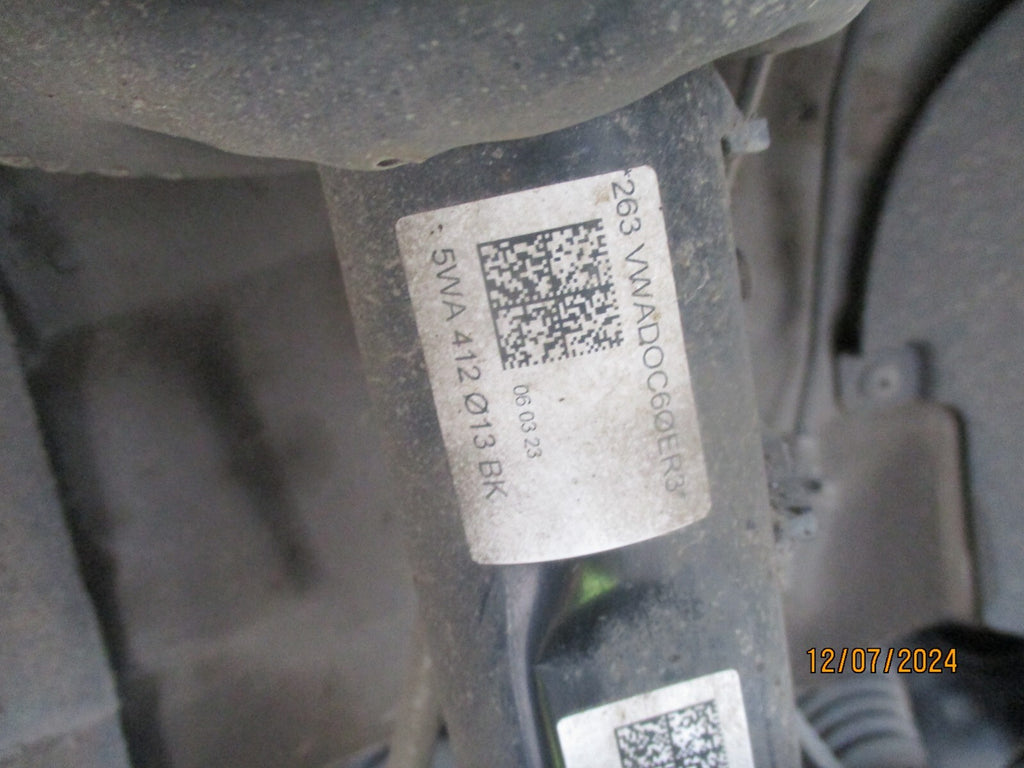 2023 VW VOLKSWAGEN GOLF MK8 1.5 PETROL NSF PASSENGER SHOCK ABSORBER 5WA413023N
