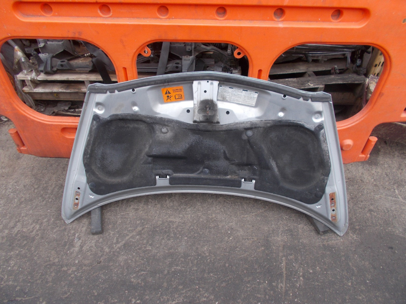 HONDA JAZZ 2004 BONNET SILVER