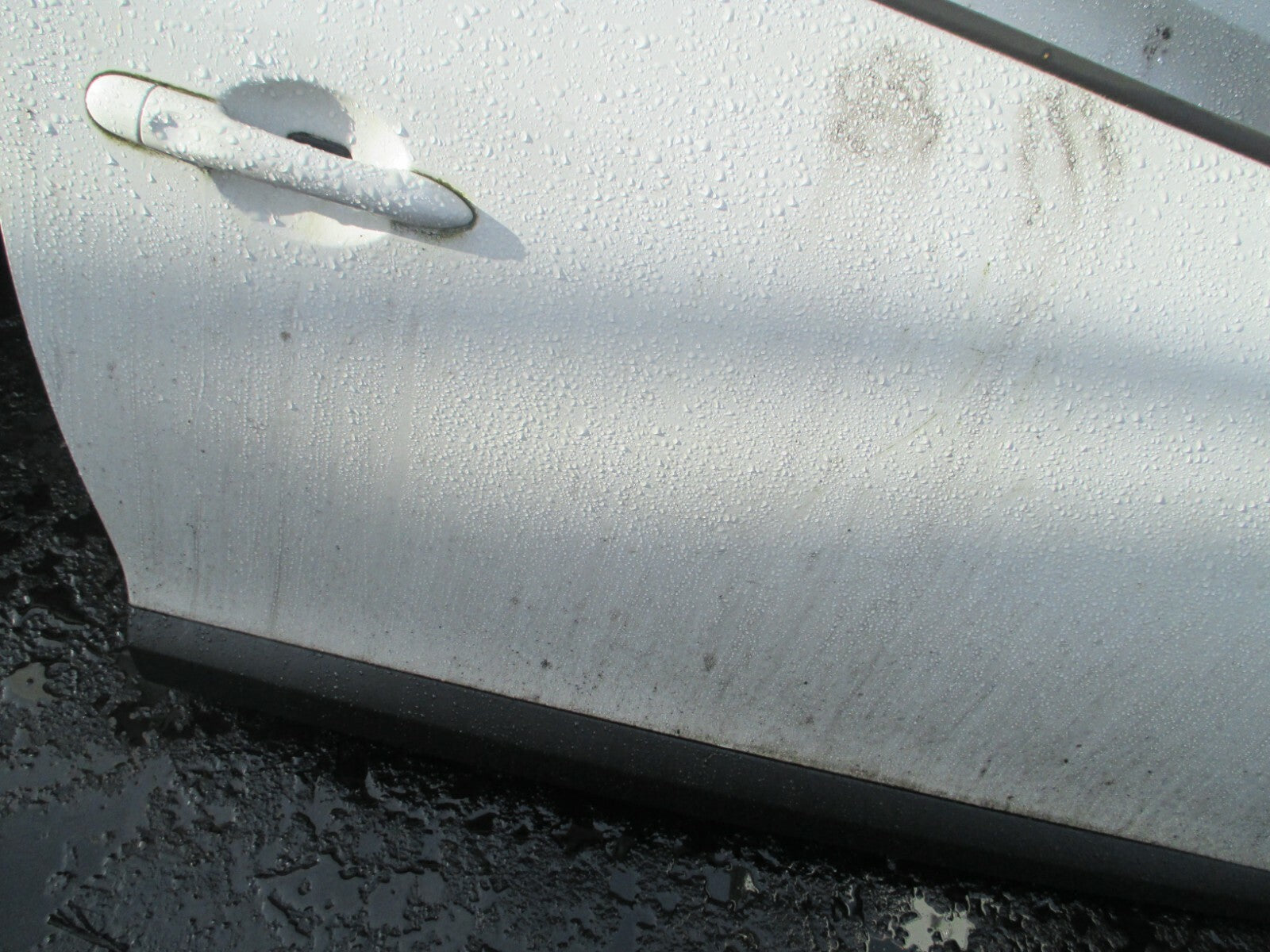 RENAULT MEGANE MK3 2015 3 DOOR OSF DRIVER SIDE FRONT BARE DOOR SHELL FRAME WHITE
