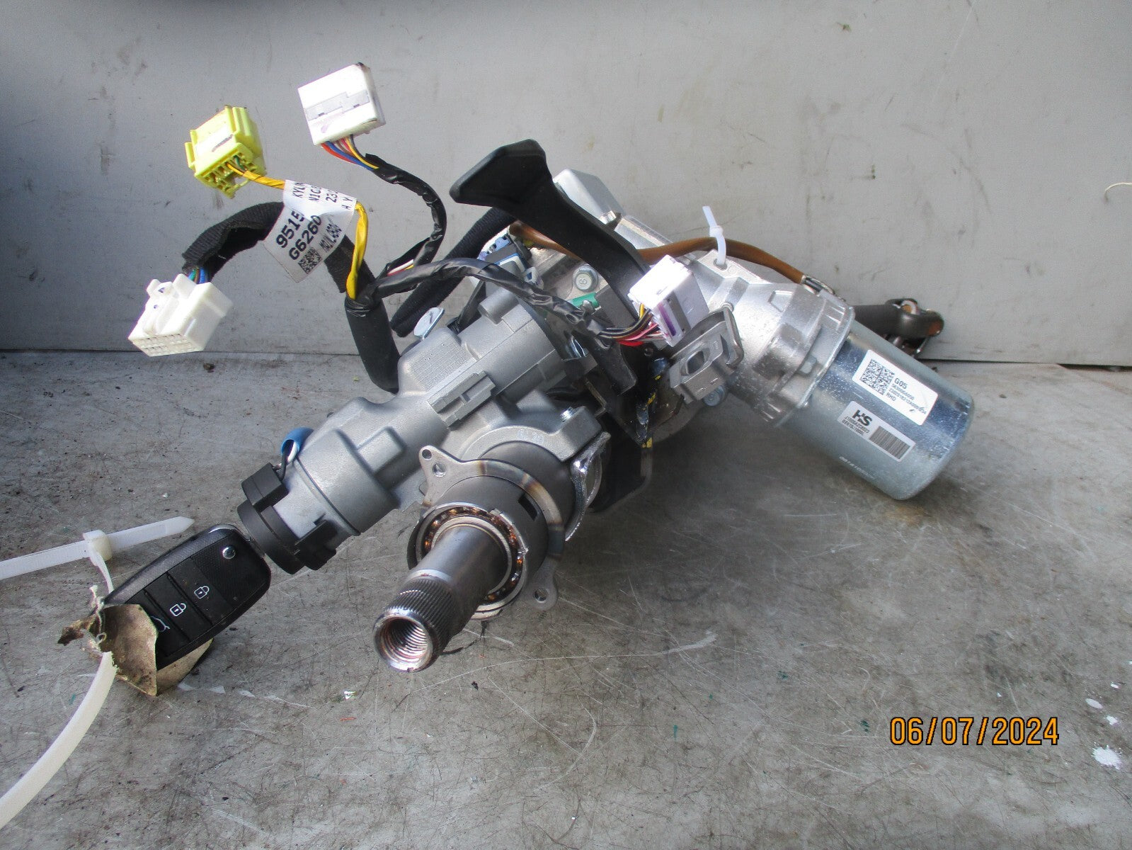 2023 KIA PICANTO MK3 1.0 PETROL POWER STEERING COLUMN & PUMP KEY 56300G6050