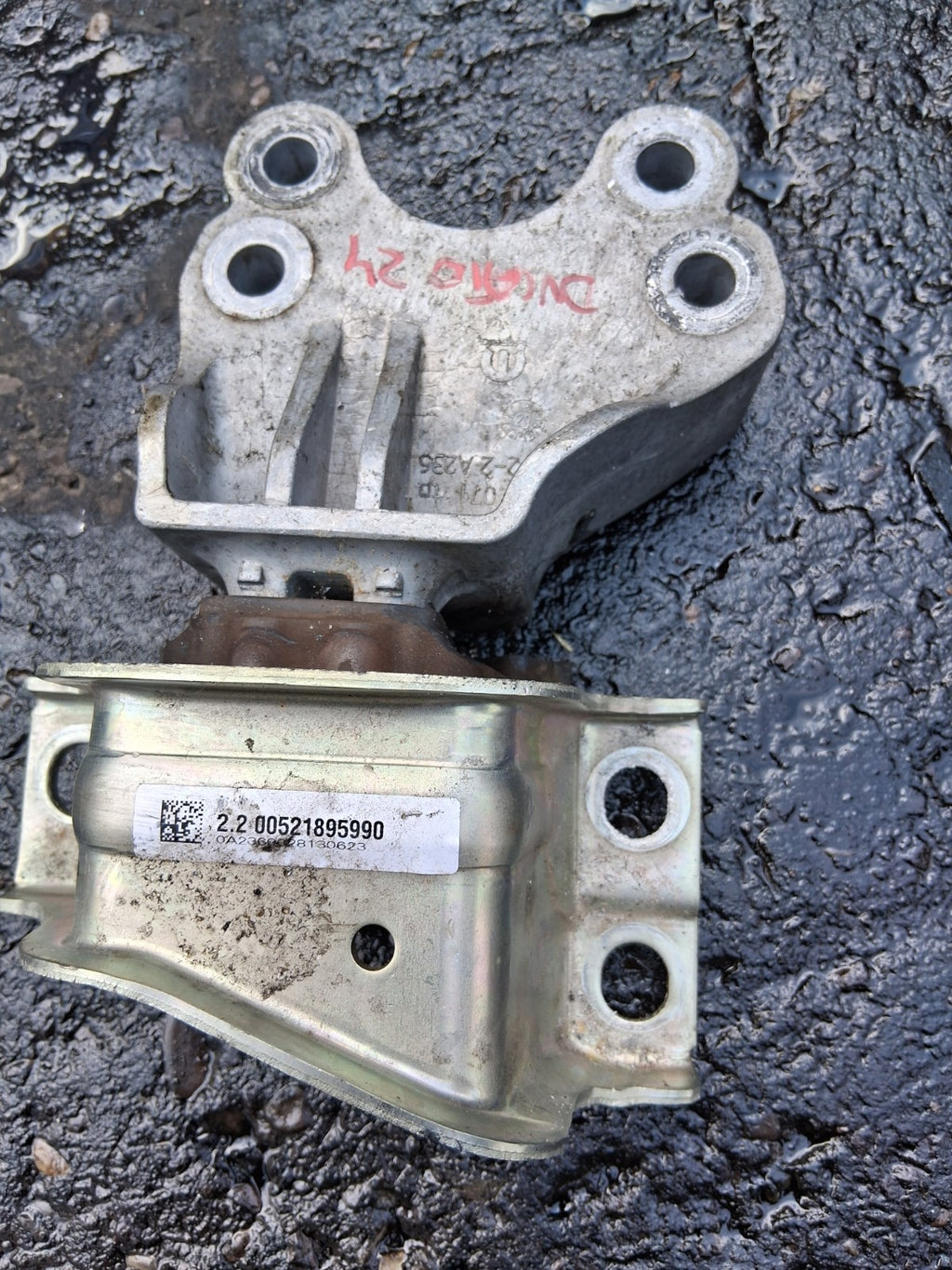 2024 FIAT DUCATO MK3FACELIFT 2.2 DIESEL ENGINE MOUNTING BRACKET 00521895990