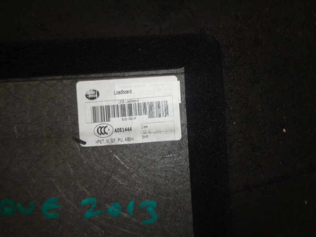 LAND ROVER RANGE ROVER EVOQUE 2013 2.2 DIESEL TRUNK CARPET