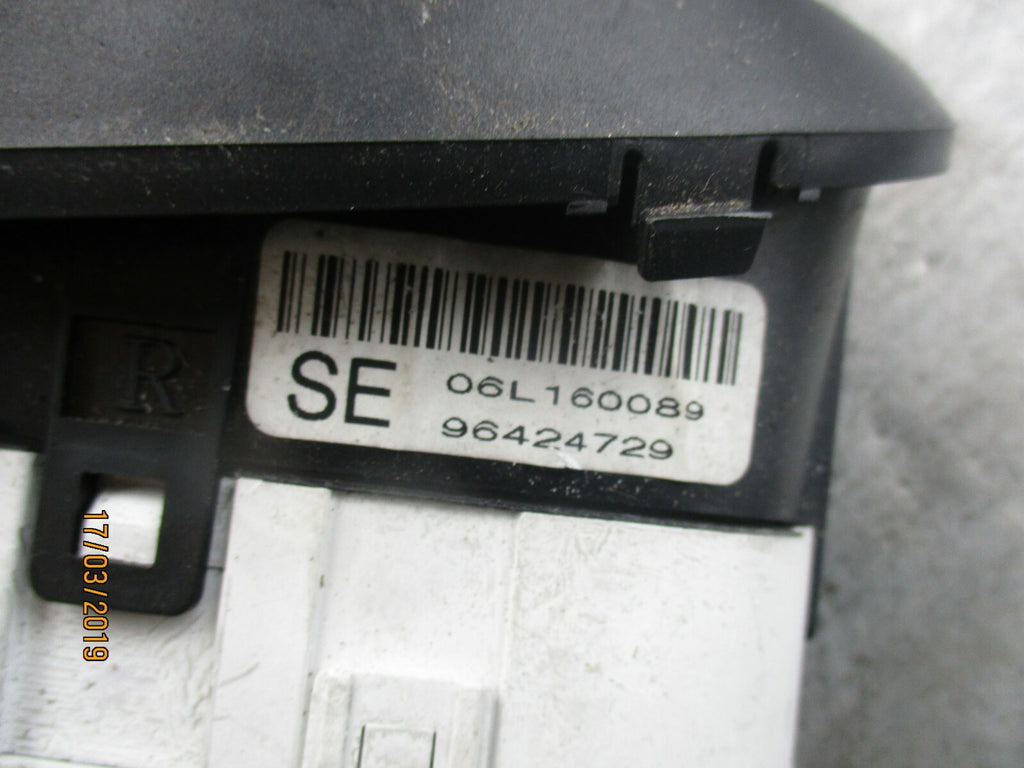CHEVROLET MATIZ 2007 DIGITAL WARNING DISPLAY SCREEN 96424729
