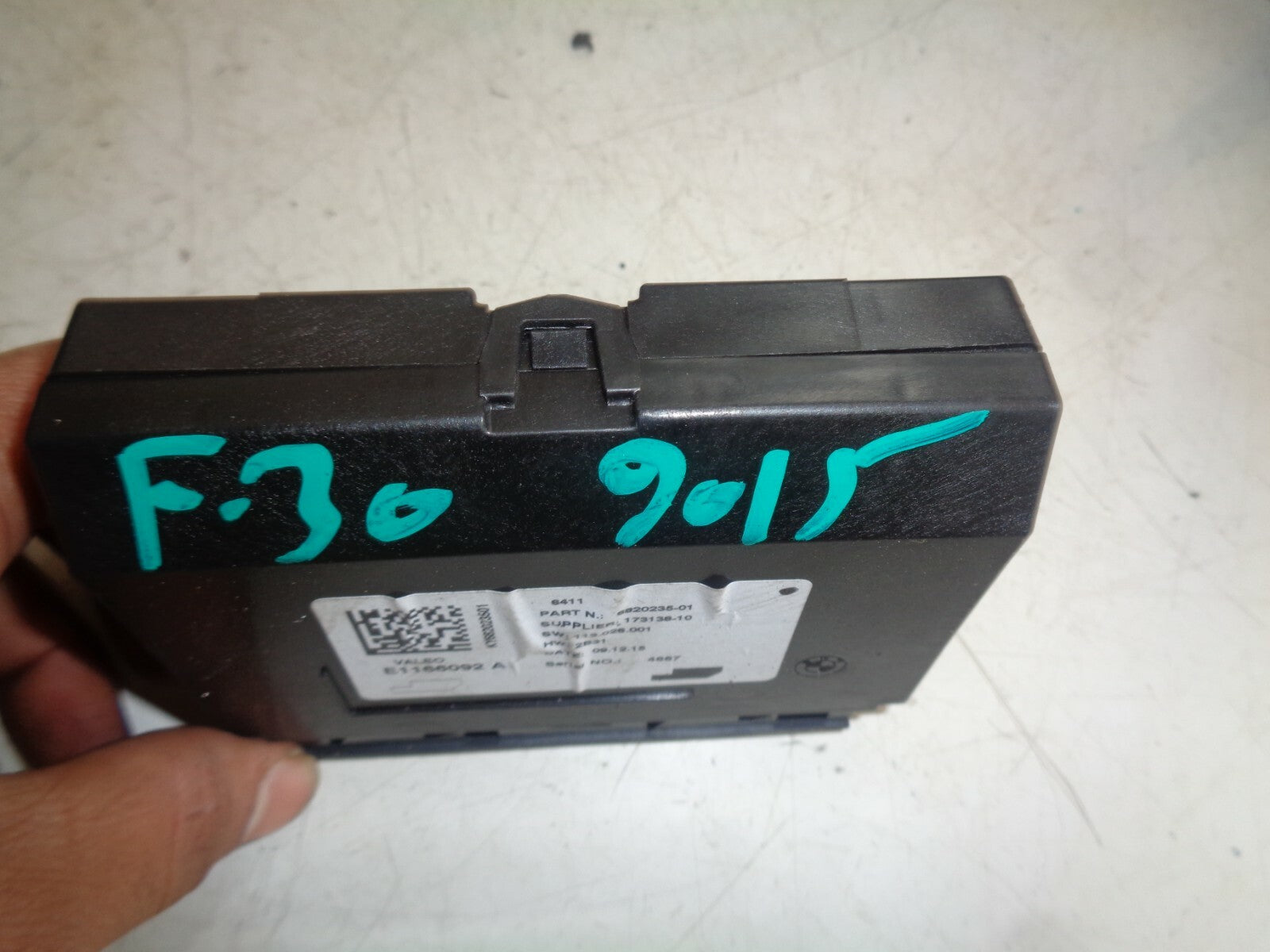 BMW 3 SERIES F30 2015 AIR CONDITIONING CONTROL MODULE 6820235