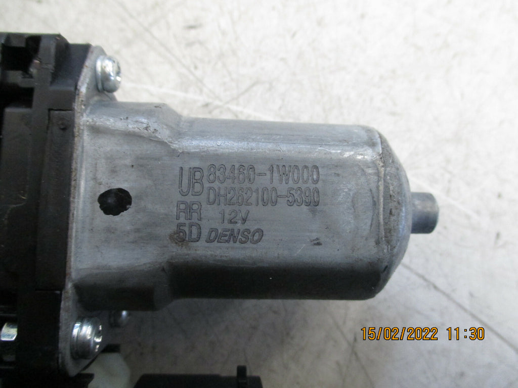 KIA RIO 2014 OSR DRIVER SIDE REAR ELECTRIC WINDOW REGULATOR MOTOR 83460-1W000