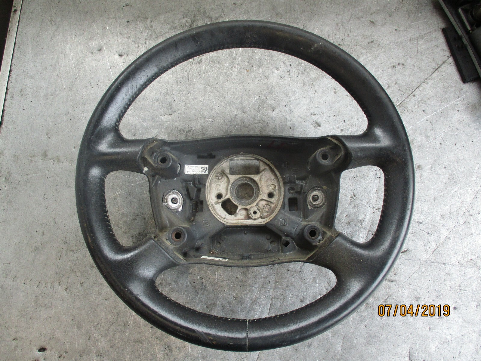 AUDI A2 8Z STEERING WHEEL LEATHER BLACK 8Z0419091E