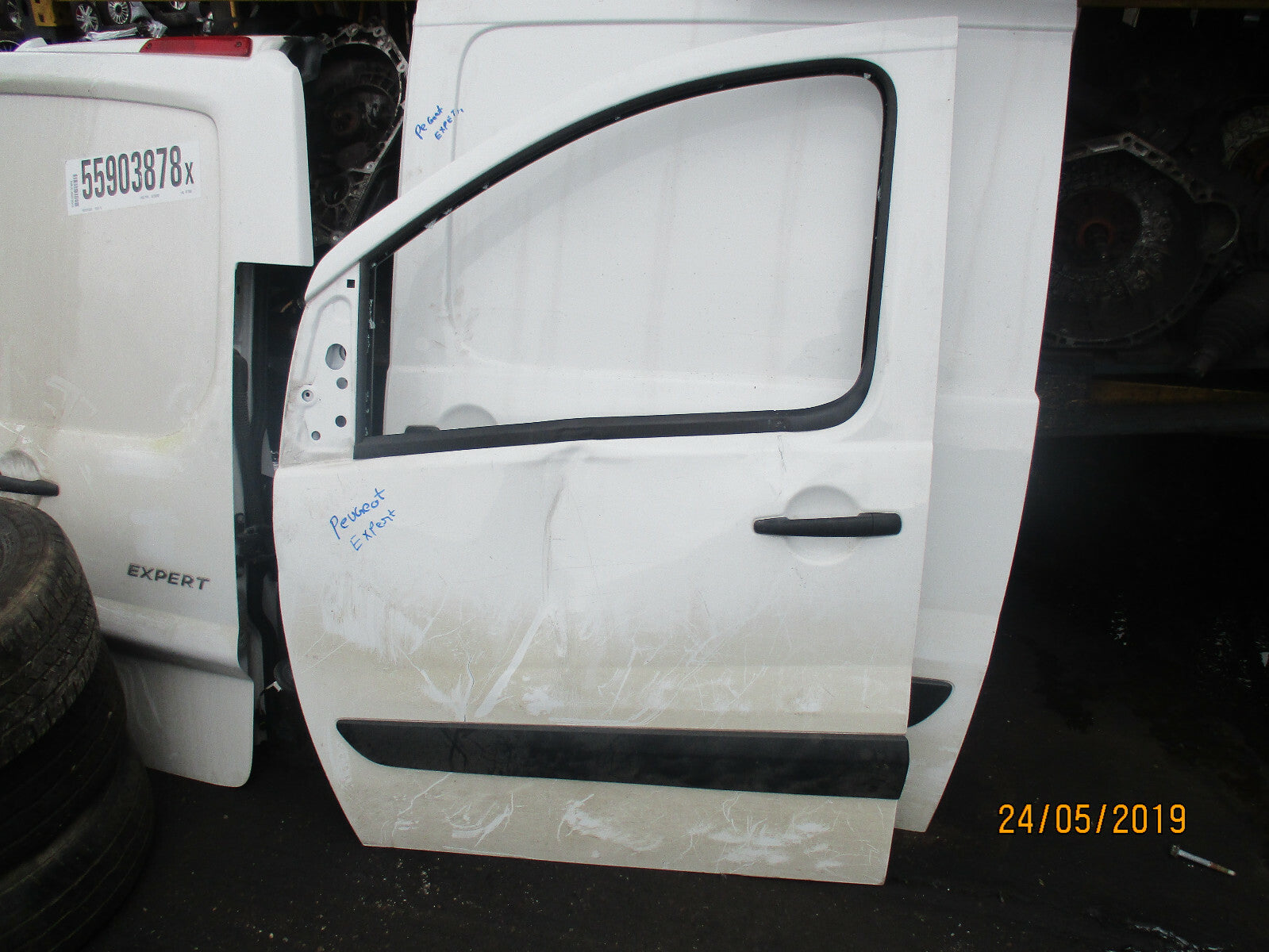 PEUGEOT EXPERT MK2 NS PASSENGER SIDE DOOR BARE