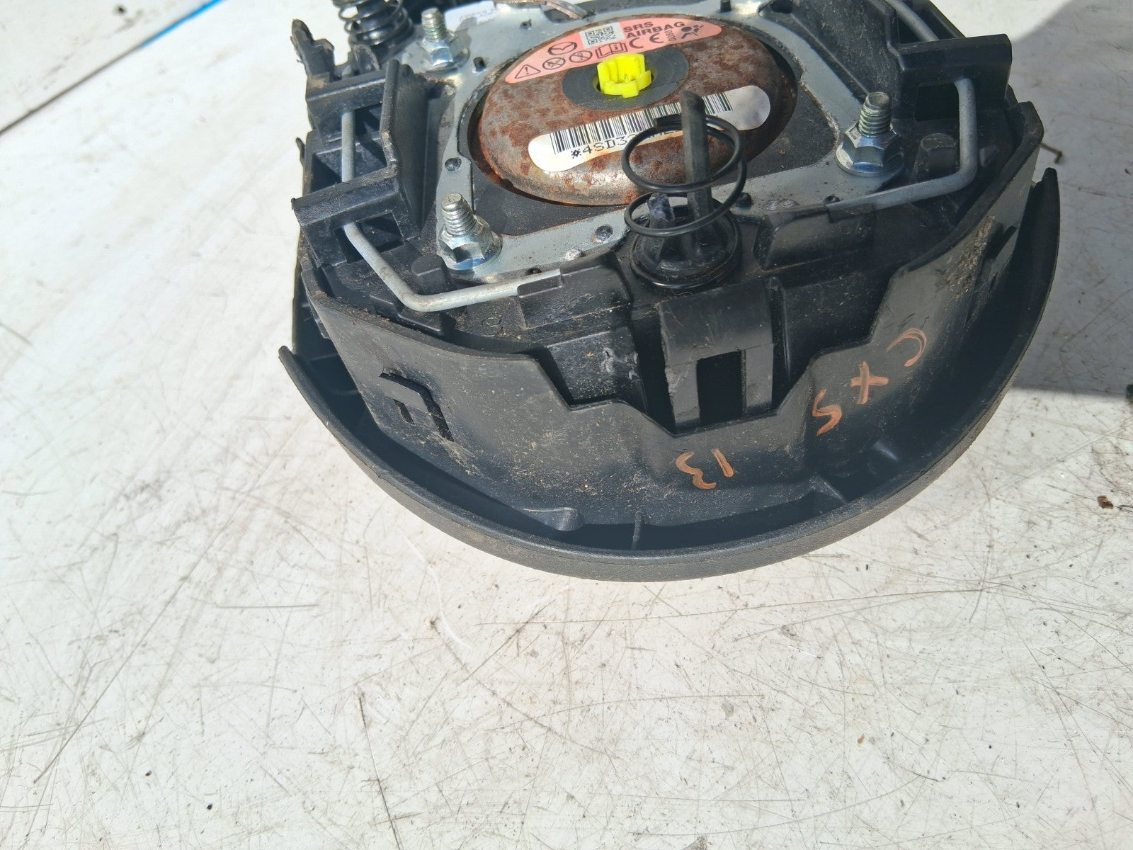 2013 MAZDA CX5 STEERING WHEEL AIRBAG UNIT CE0080P1110022