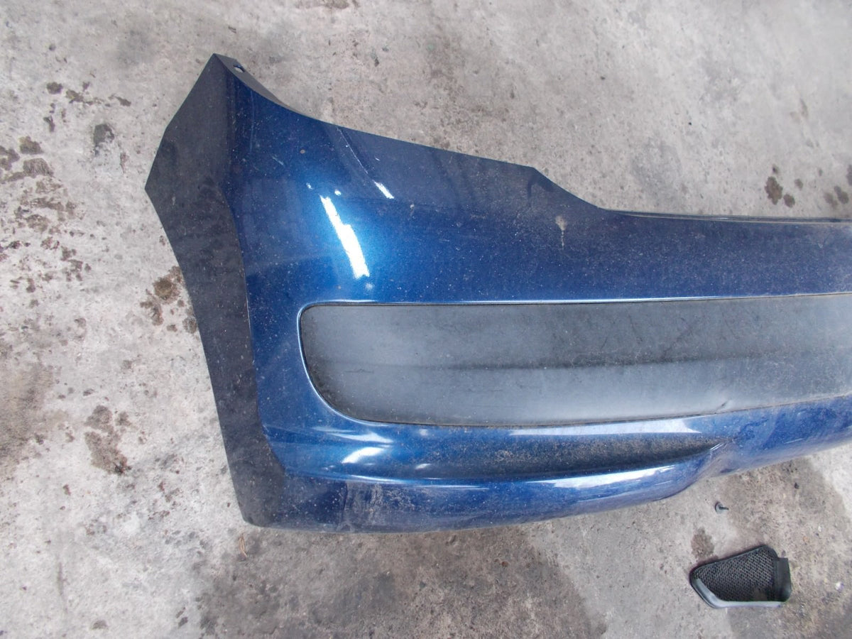 2006 PEUGEOT 207 HATCHBACK REAR BACK PLASTIC BUMPER BLUE
