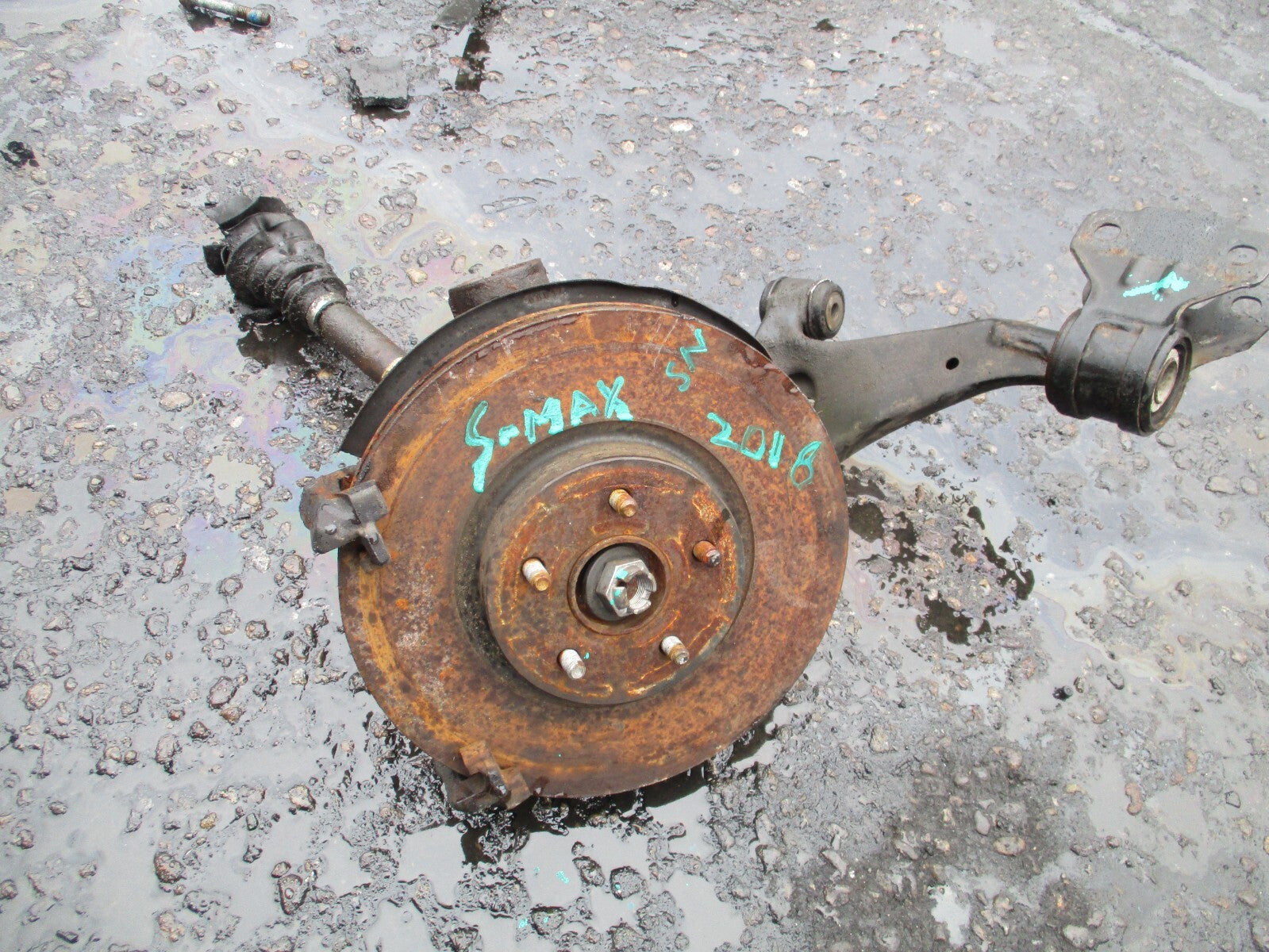 FORD S MAX MK2 2018 1.5 PETROL NS PASSENGER SIDE FRONT WHEEL BEARING HUB