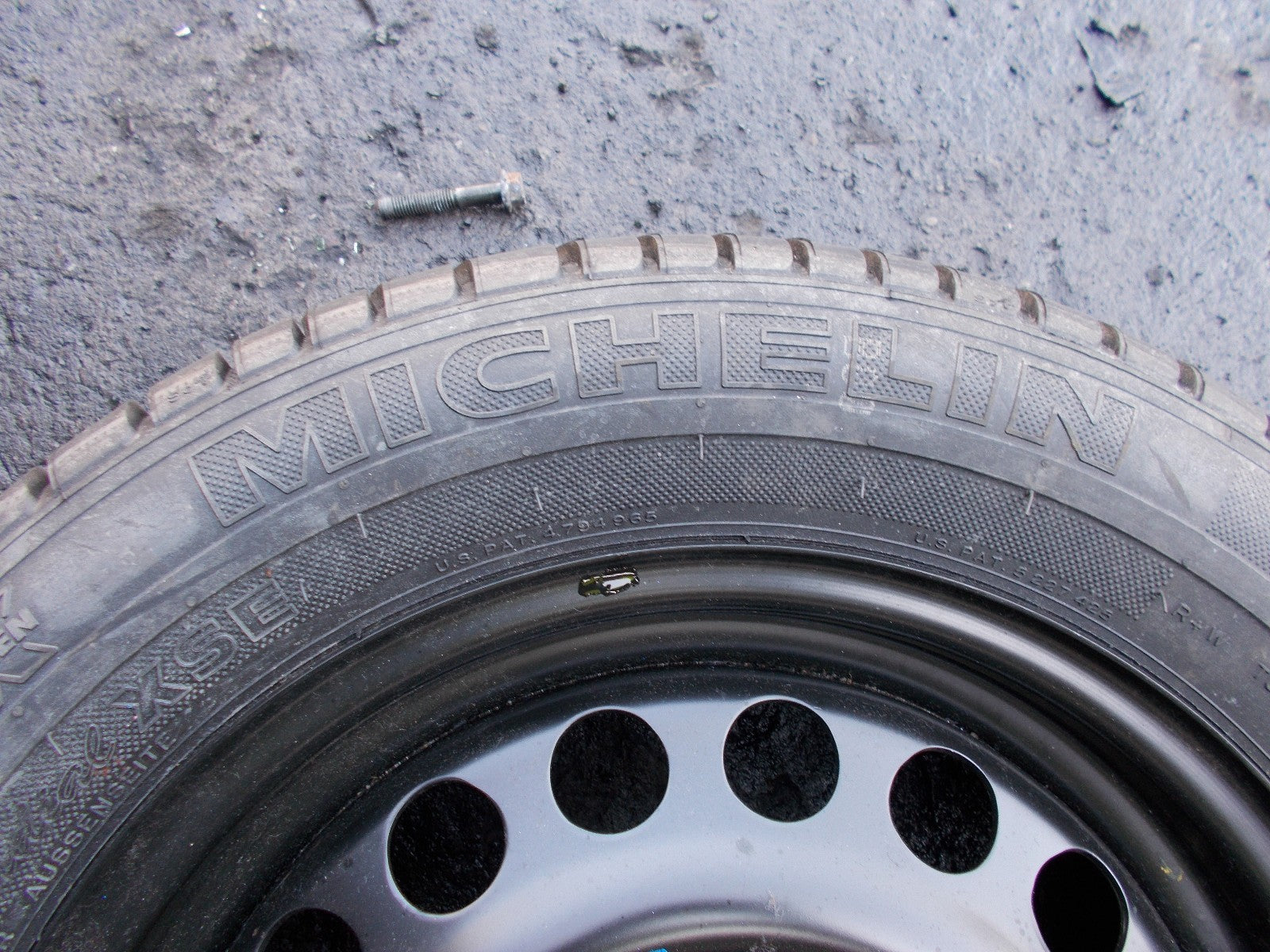 2000 VAUXHALL ASTRA SPARE STEEL WHEEL & TYRE 195/60 R15 2150143