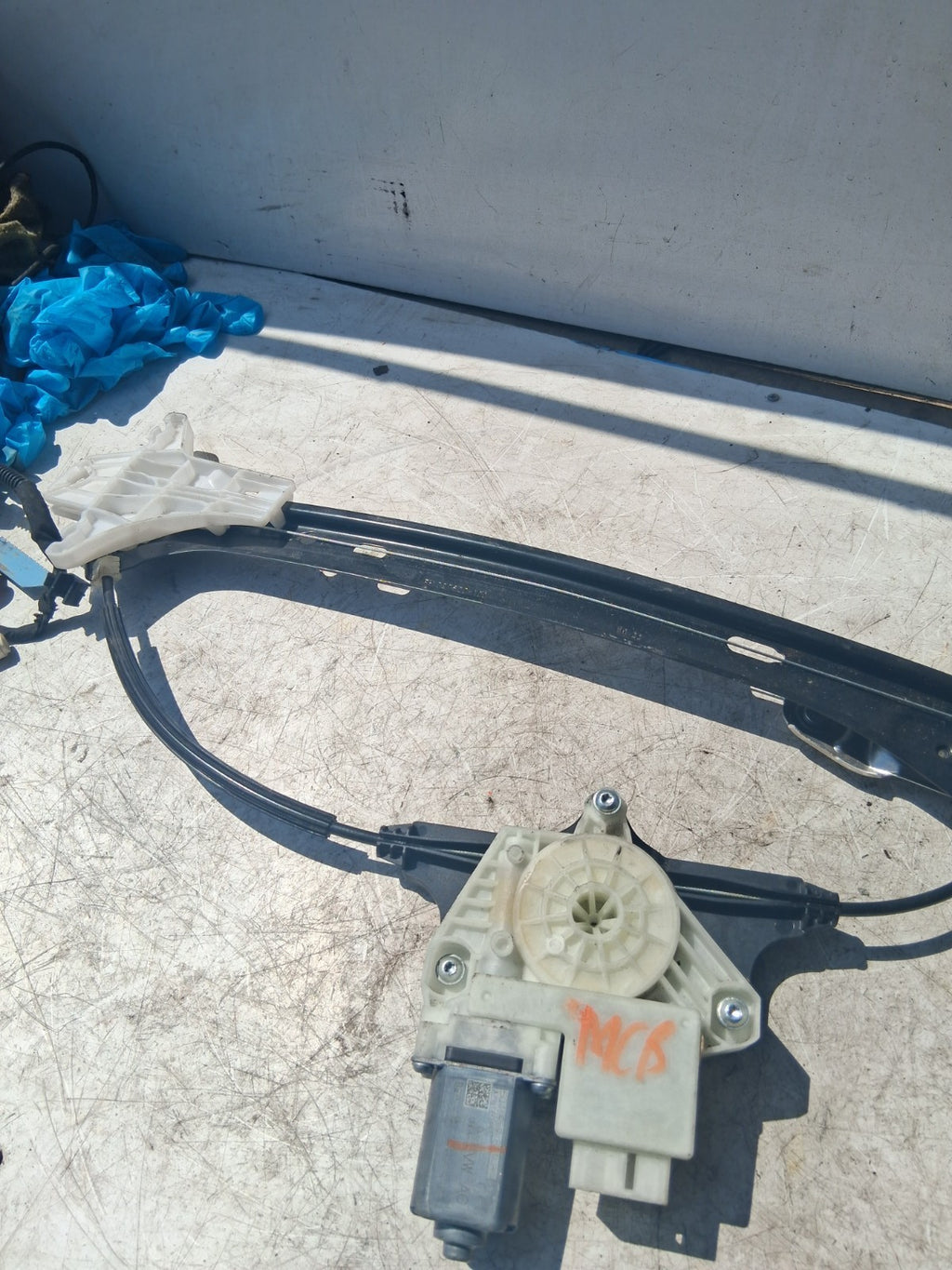 2017 VOLKSWAGEN PASSAT B8 OSR DRIVER SIDE REAR WINDOW MOTOR REGULATOR 3G5839462B