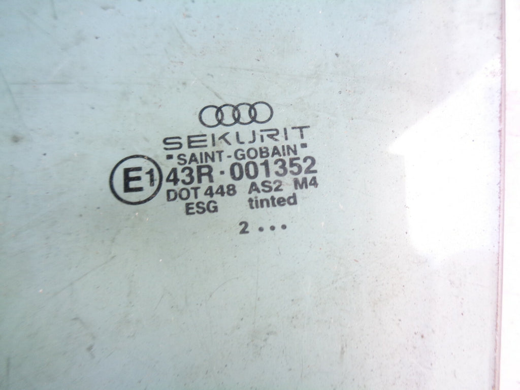 AUDI TT 2003 MK1 COUPE NS PASSENGER SIDE FRONT DOOR WINDOW GLASS
