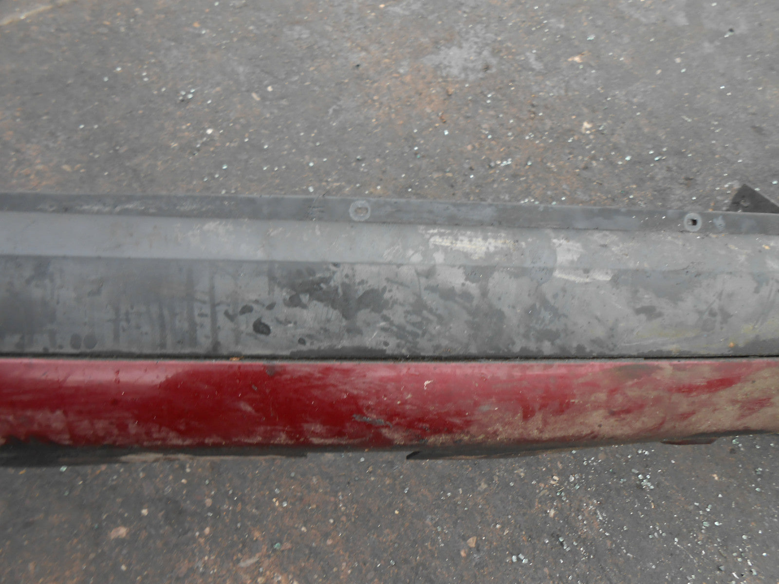 FIAT ULYSSE 2003 MK2 COMPLETE REAR BUMPER BURGUNDY