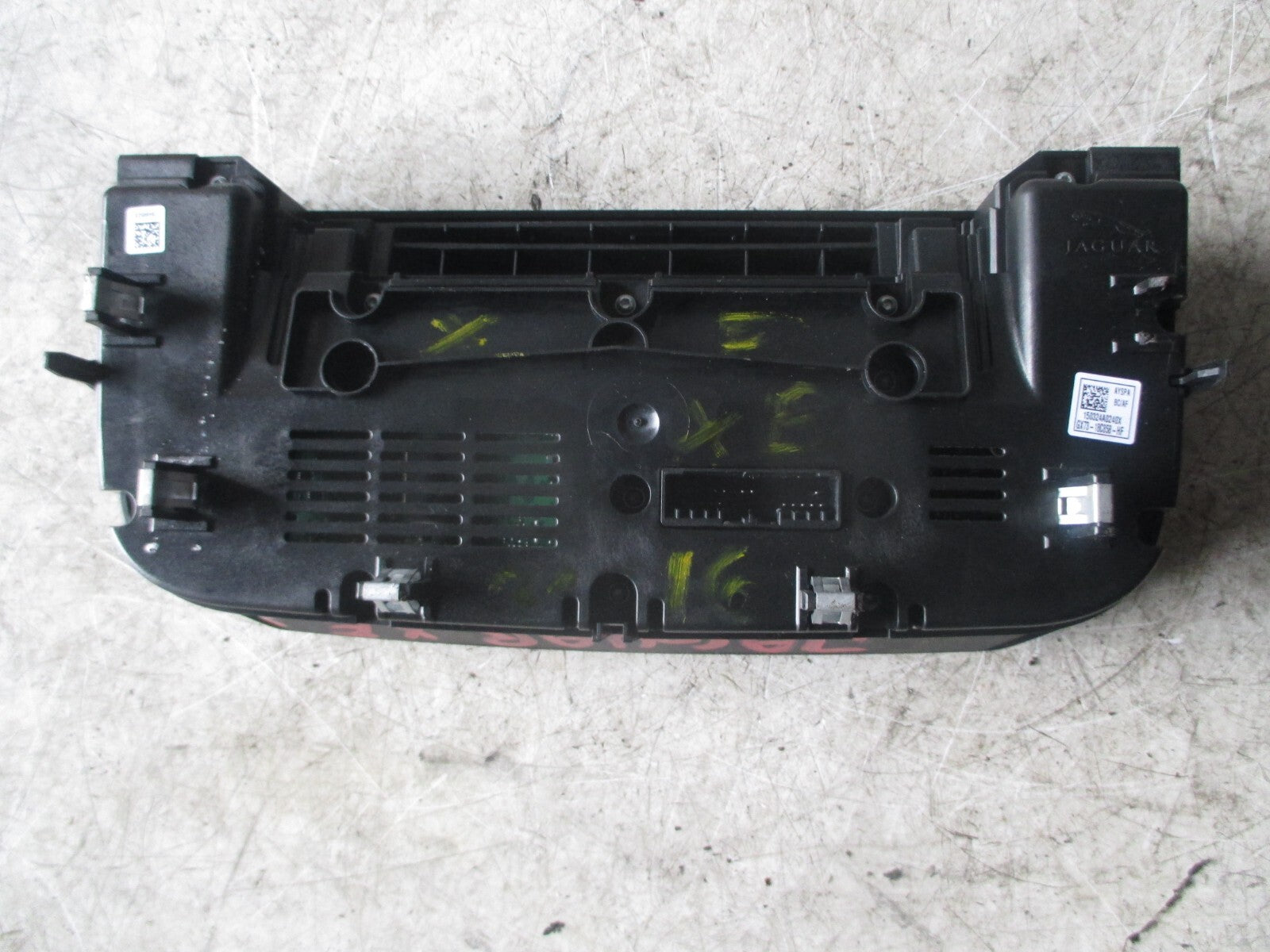 JAGUAR XE 2016 HEATER CONTROL PANEL ASSEMBLY GX7318C858HF